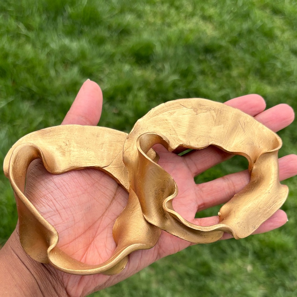 Elegant Gold Statement Earrings